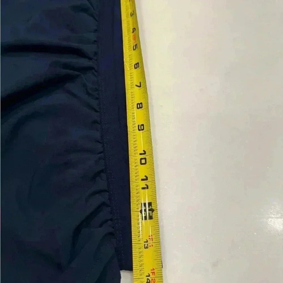 Nike men’s Dri fit shorts navy, lined, side & zip pockets sz medium - Picture 9 of 14